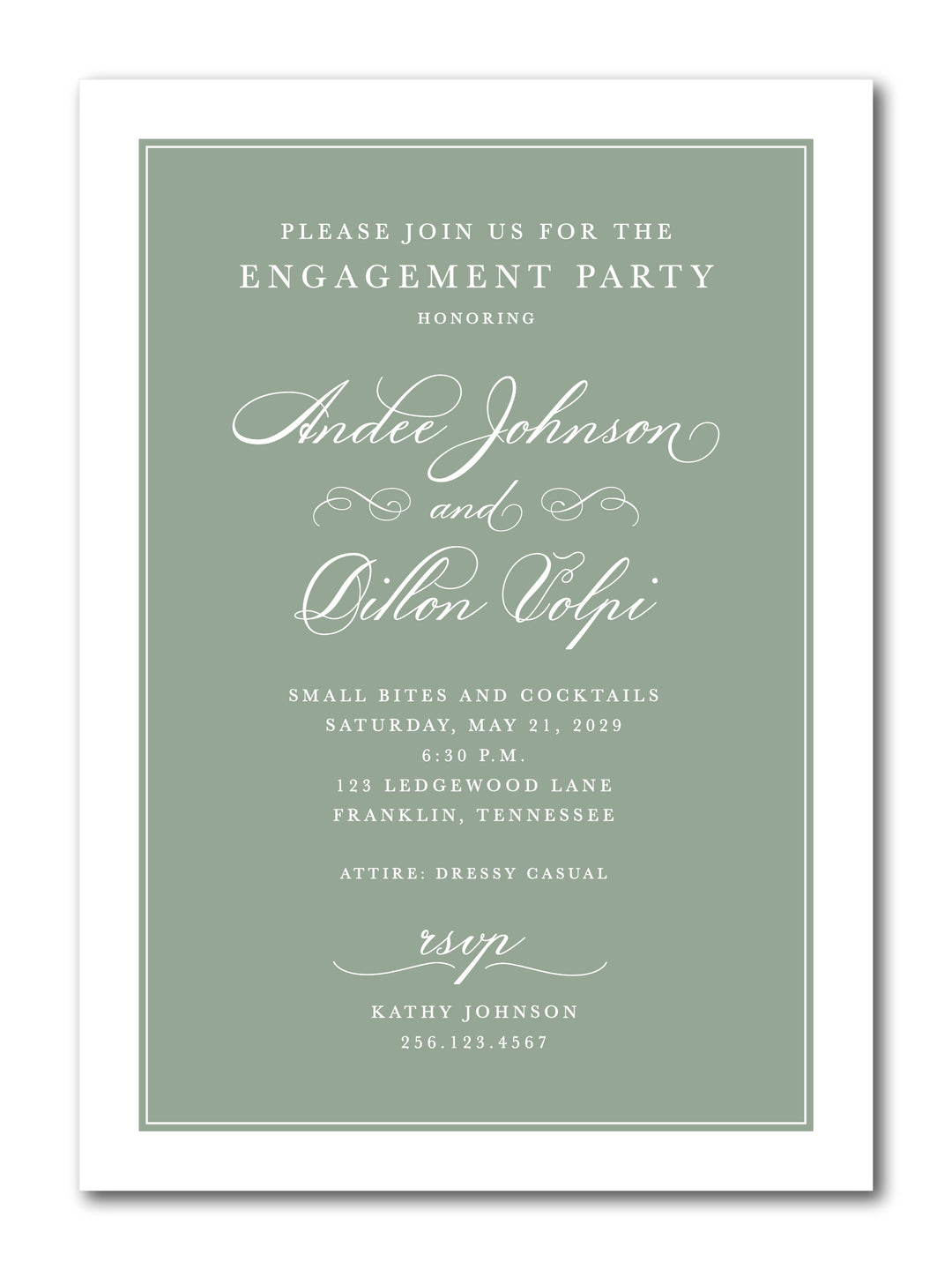 The Andee Engagement Party Invitation