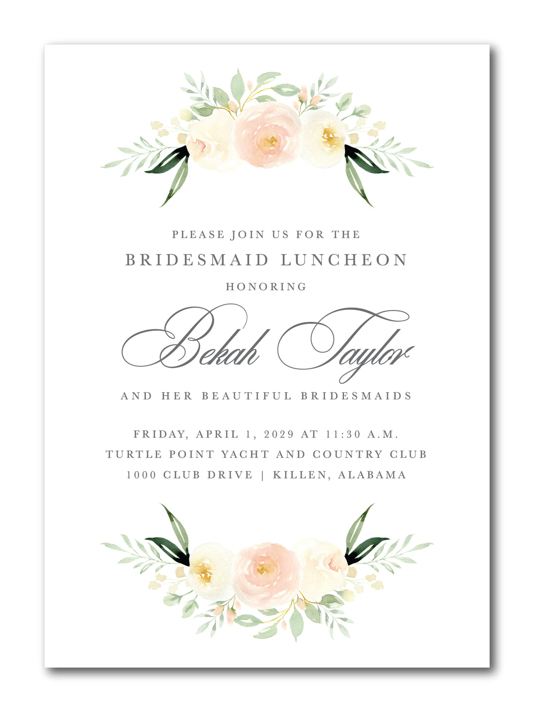 The Bekah Bridal Shower Invitation
