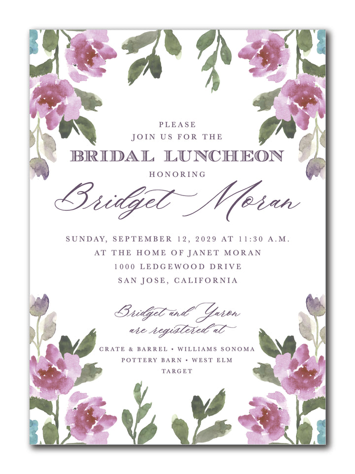 The Bridget Bridal Shower Invitation