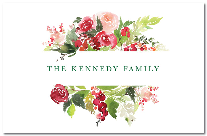 The Kennedy Family Christmas Acrylic Tray