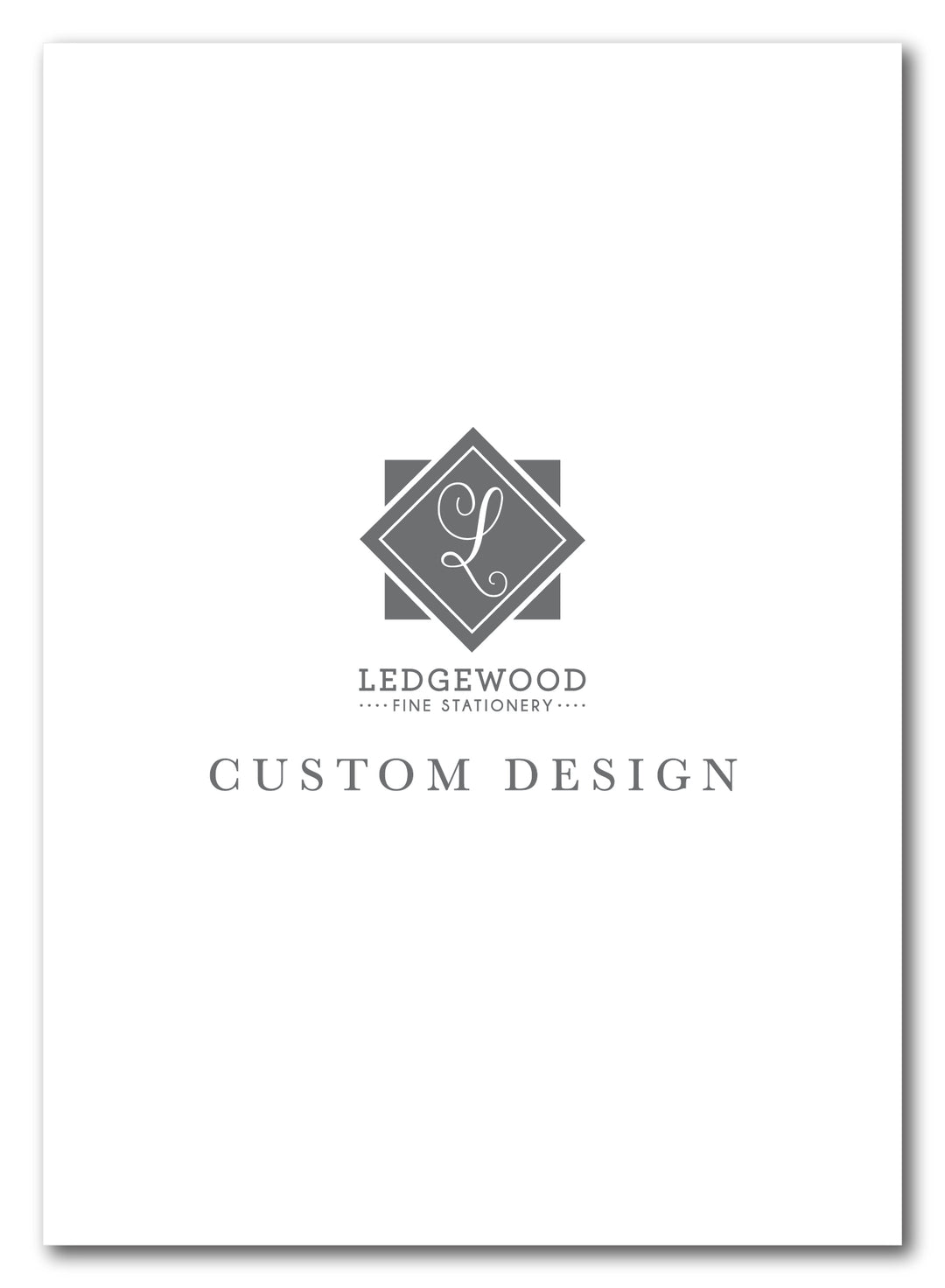 Custom Design Seating Chart Cards