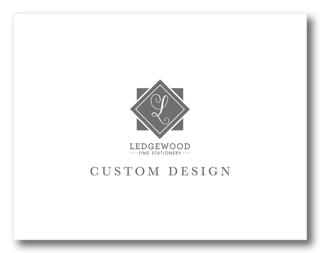 Custom Design Flat Note Card