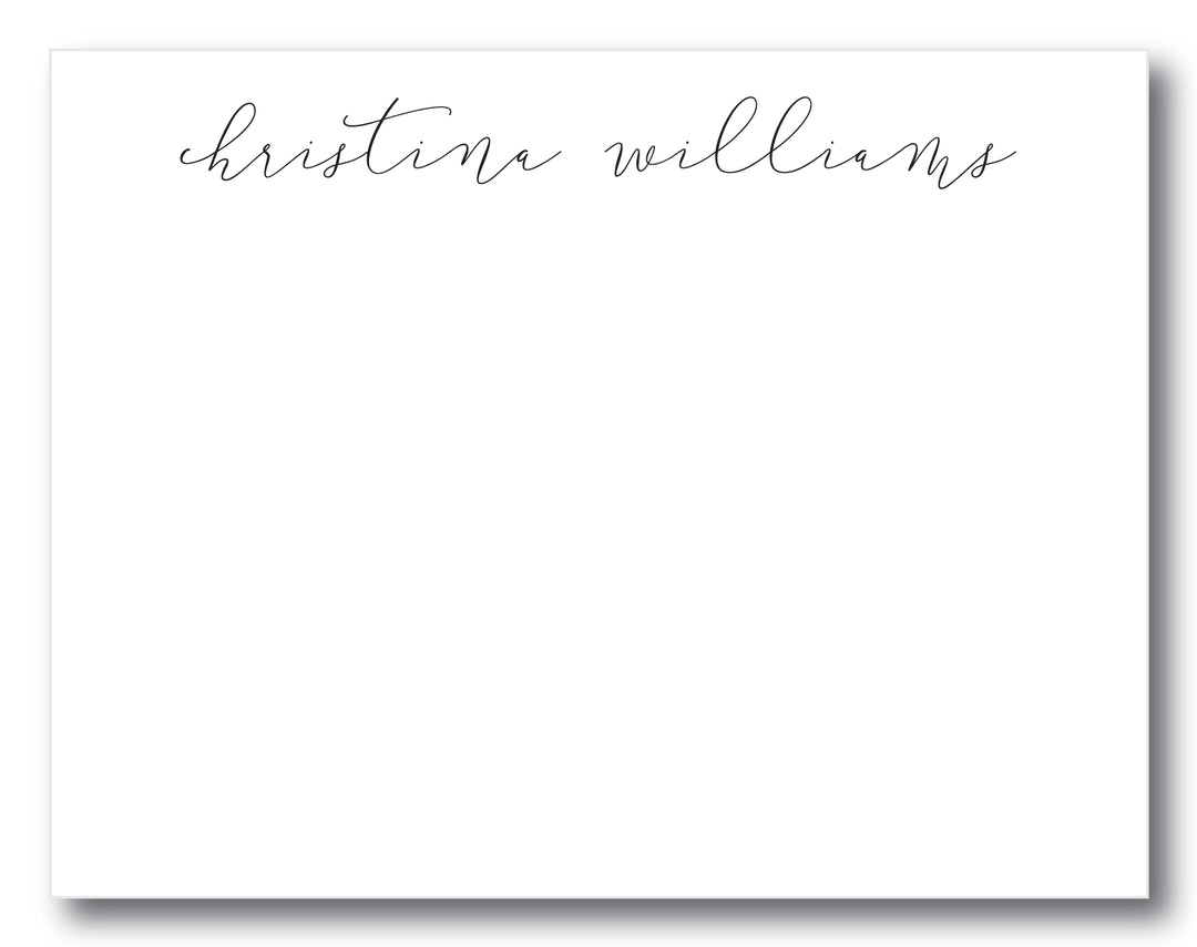 The Christina Flat Note Card