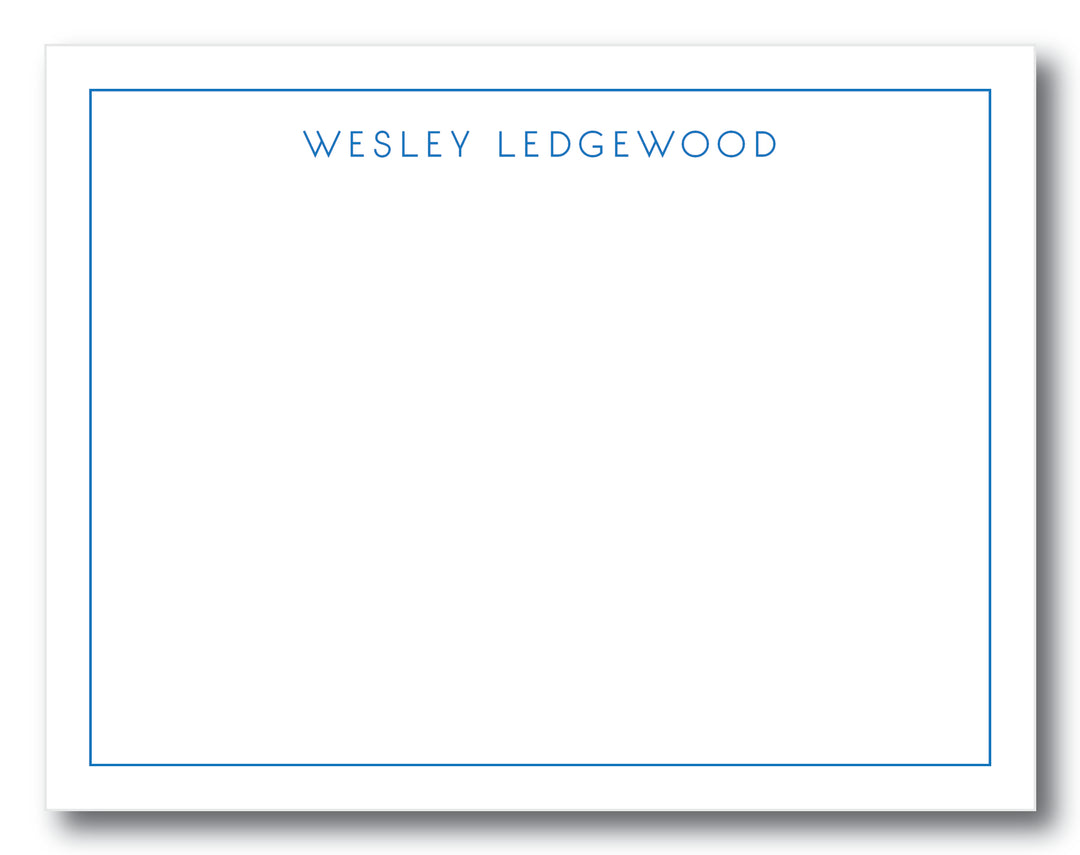 The Wesley Flat Note Card