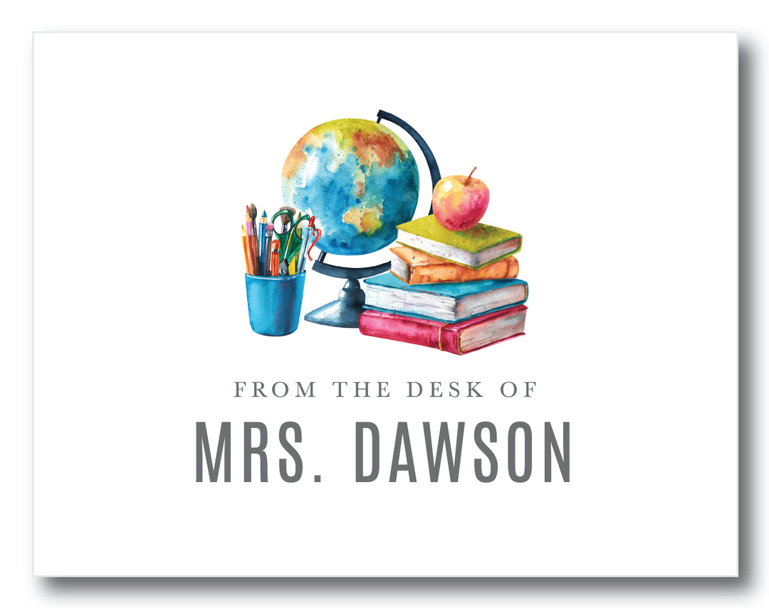 The Mrs Dawson Folded Note Card