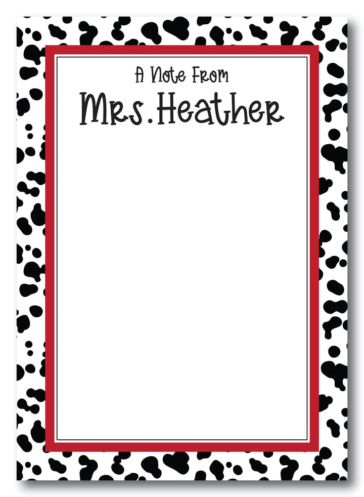 The Mrs. Heather Notepad