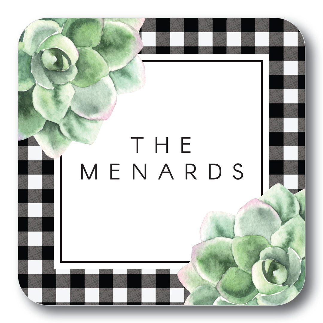 The Menard Personalized Coaster