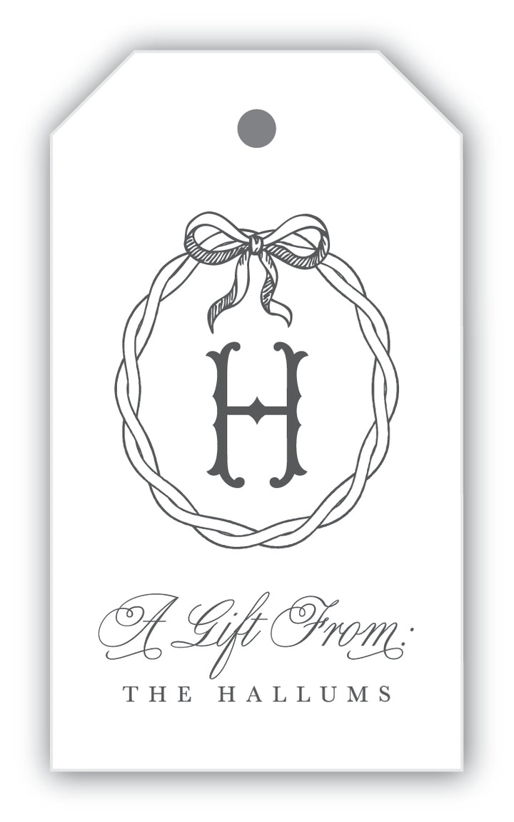 The Hallums Personalized Gift Tag