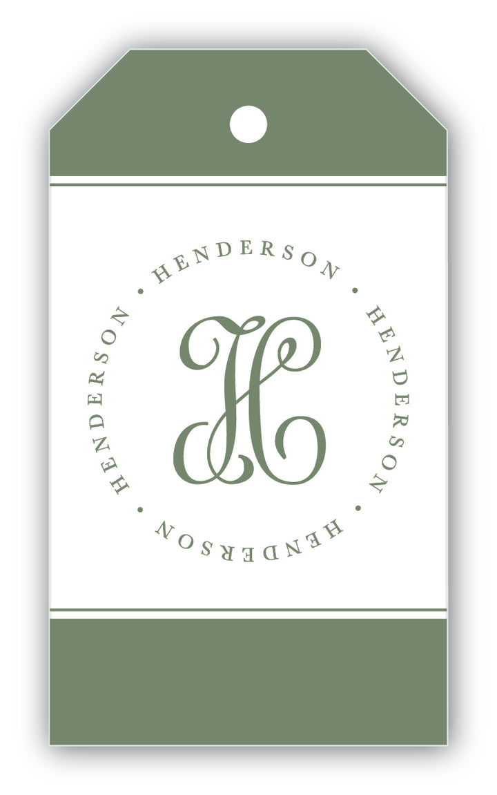 The Henderson II Personalized Gift Tag