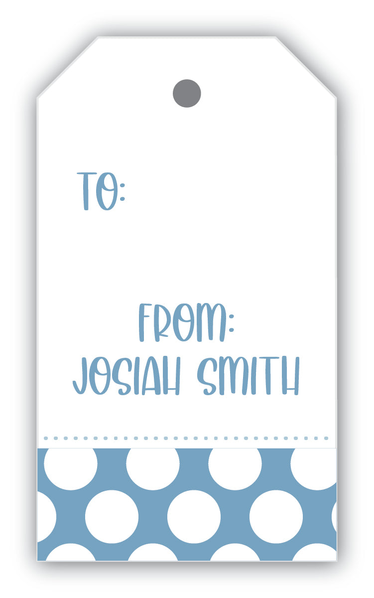 The Josiah Personalized Gift Tag