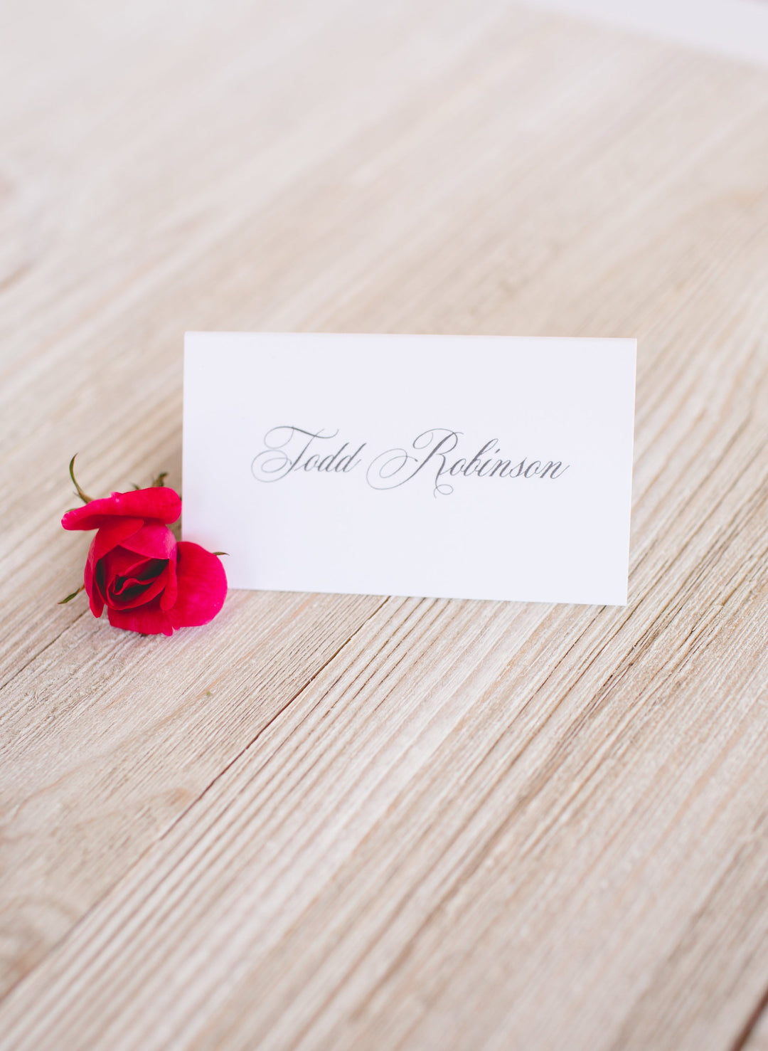 The Nicole Place Card