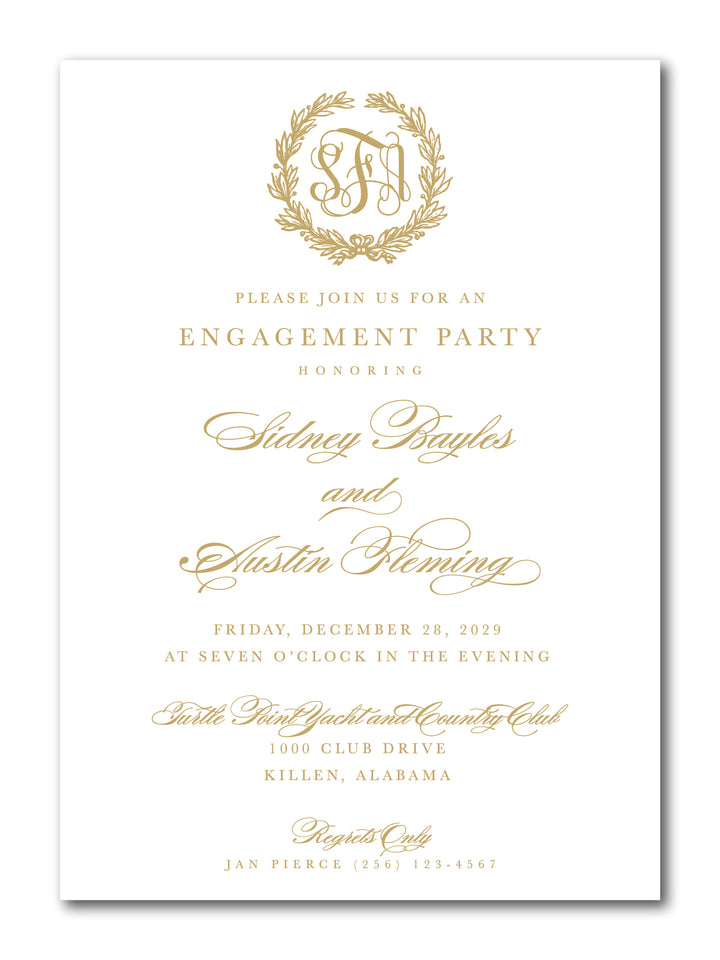 The Sydney Engagement Party Invitation