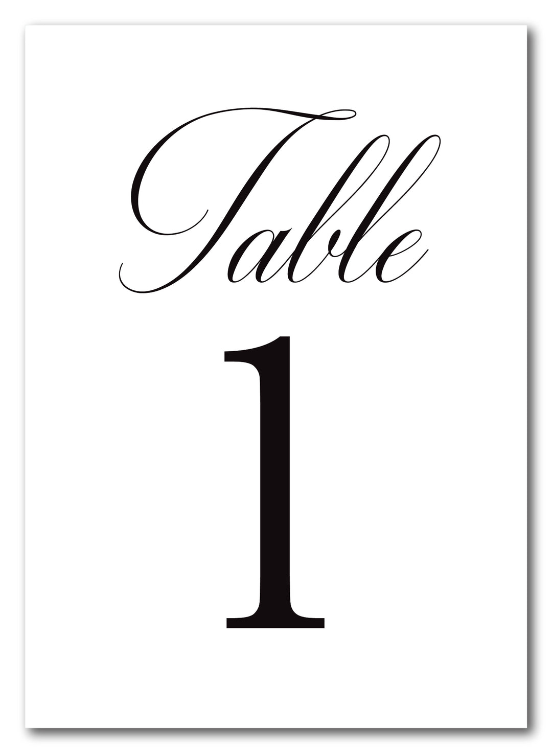 The Saxon Table Number