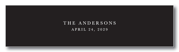 The Andersons Water Bottle Label