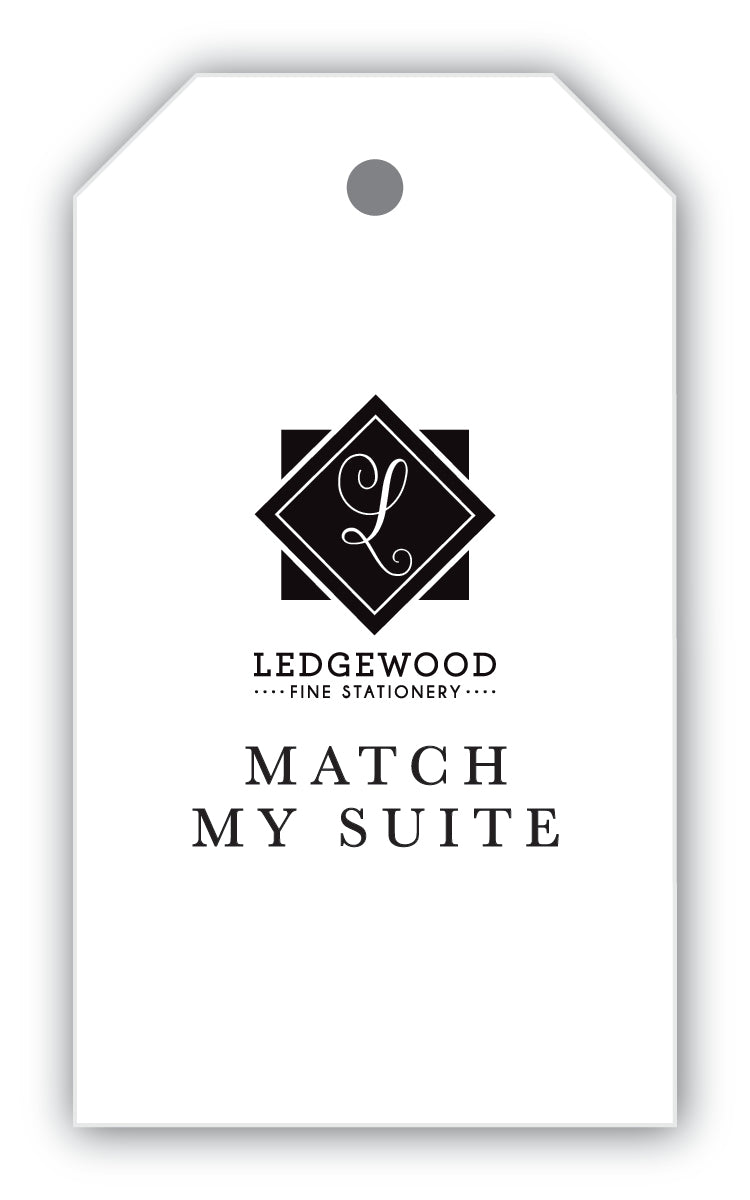 Match My Suite Wedding Gift Tag