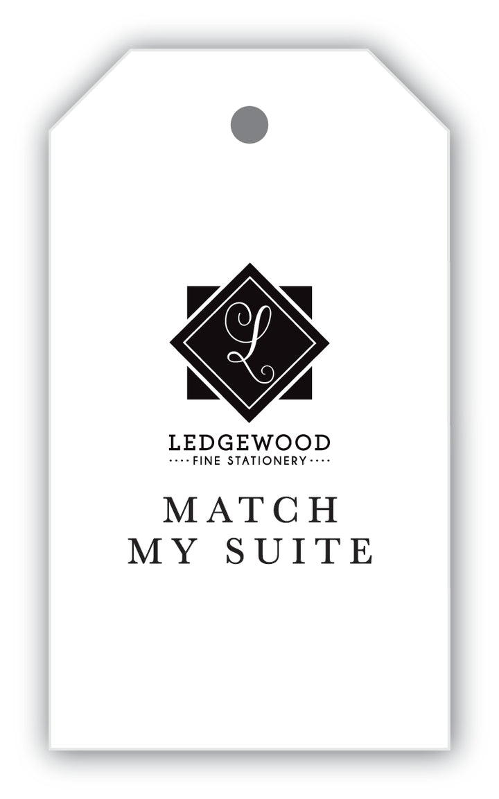 Match My Suite Wedding Gift Tag