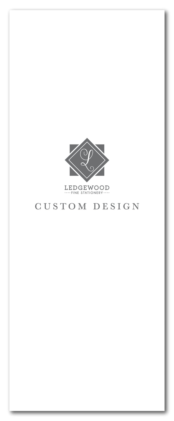 Custom Design Folded Program